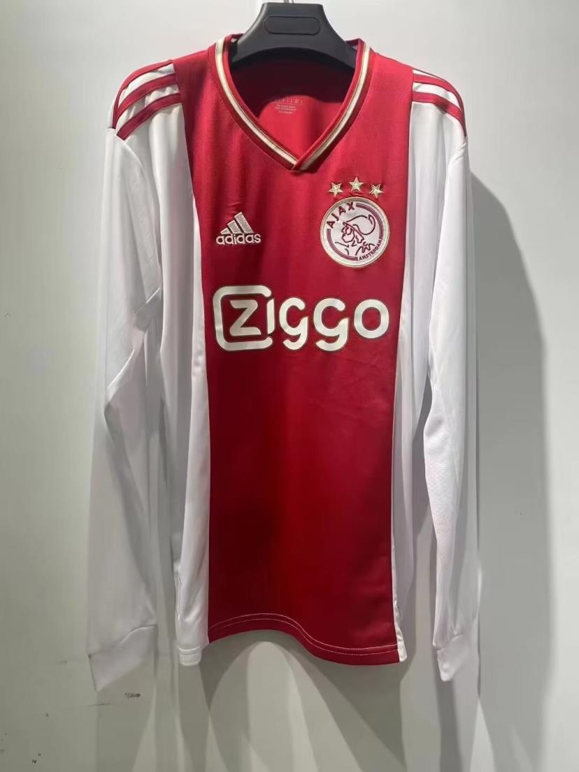AAA Quality Ajax 22/23 Home Long Soccer Jersey